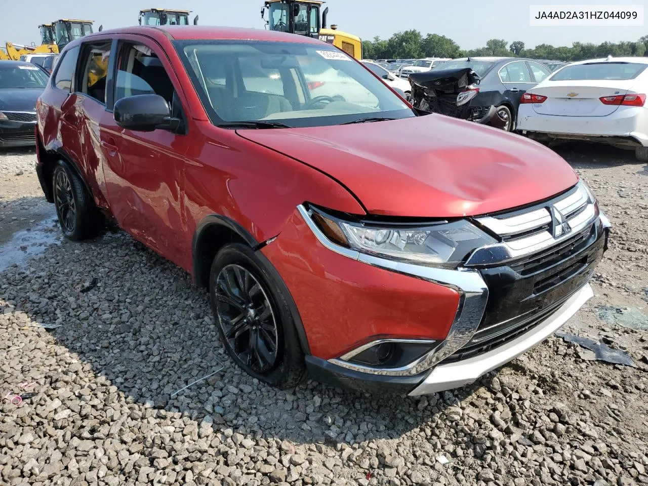 2017 Mitsubishi Outlander Es VIN: JA4AD2A31HZ044099 Lot: 62244244