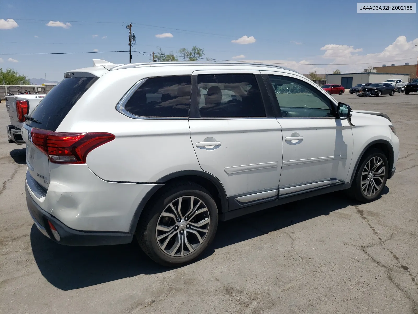 2017 Mitsubishi Outlander Se VIN: JA4AD3A32HZ002188 Lot: 62719234