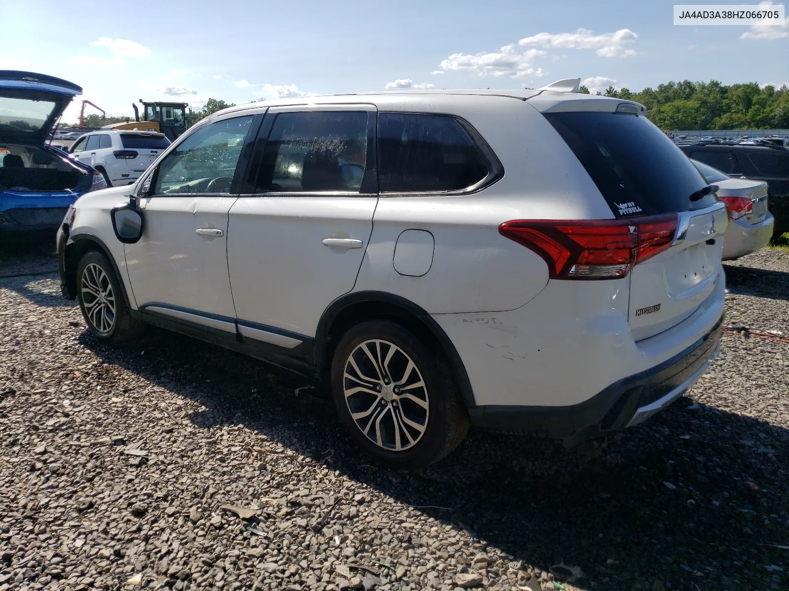 2017 Mitsubishi Outlander Se VIN: JA4AD3A38HZ066705 Lot: 63029424