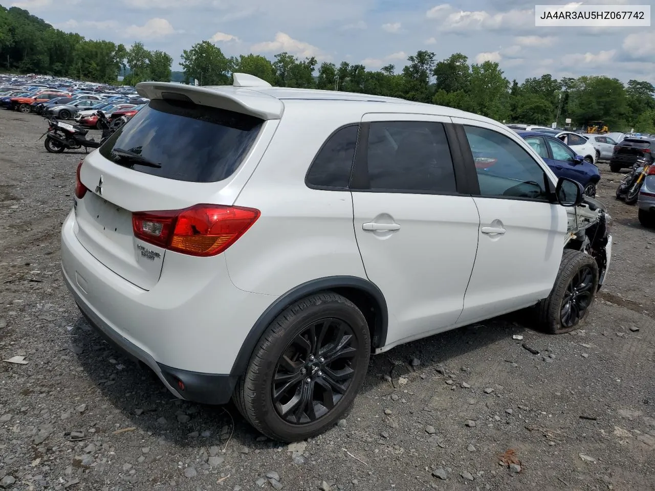 2017 Mitsubishi Outlander Sport Es VIN: JA4AR3AU5HZ067742 Lot: 63524014