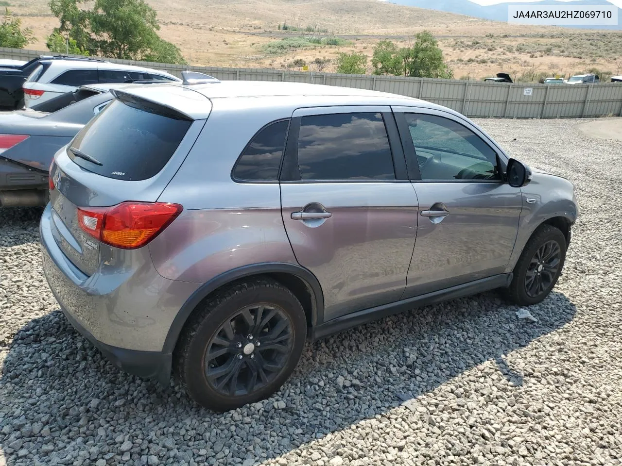 2017 Mitsubishi Outlander Sport Es VIN: JA4AR3AU2HZ069710 Lot: 63628814