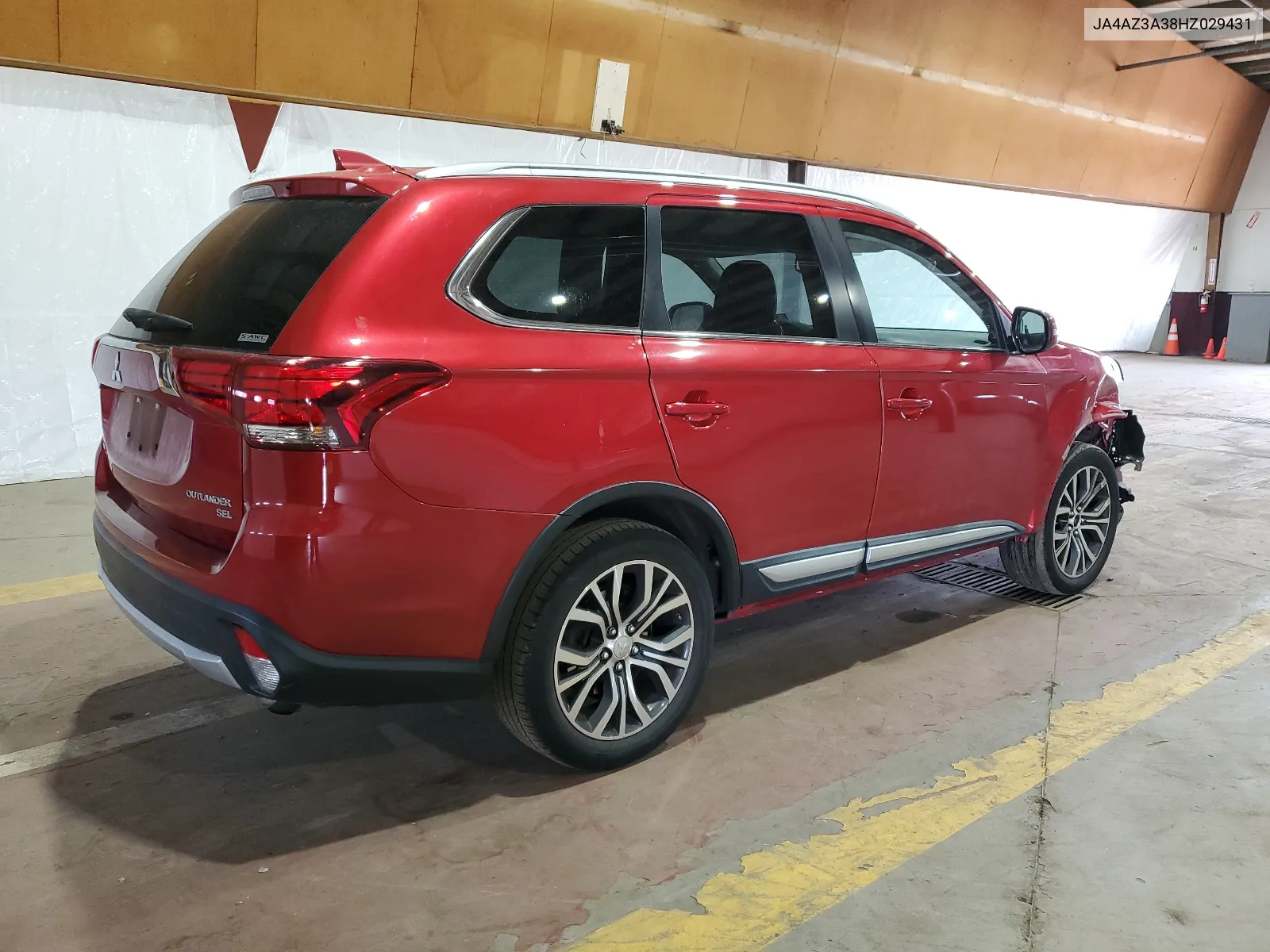 2017 Mitsubishi Outlander Se VIN: JA4AZ3A38HZ029431 Lot: 65067774