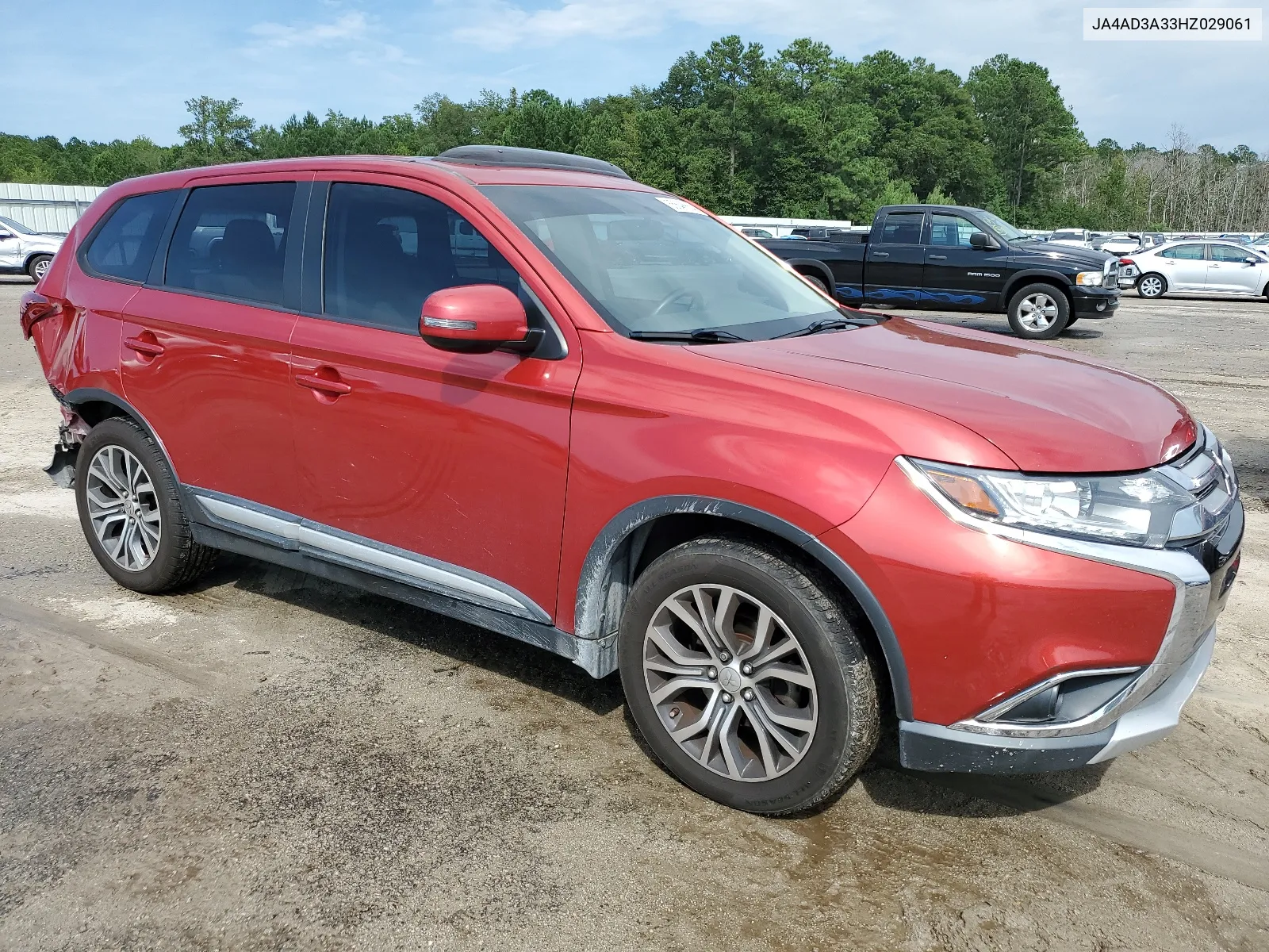 2017 Mitsubishi Outlander Se VIN: JA4AD3A33HZ029061 Lot: 65648654