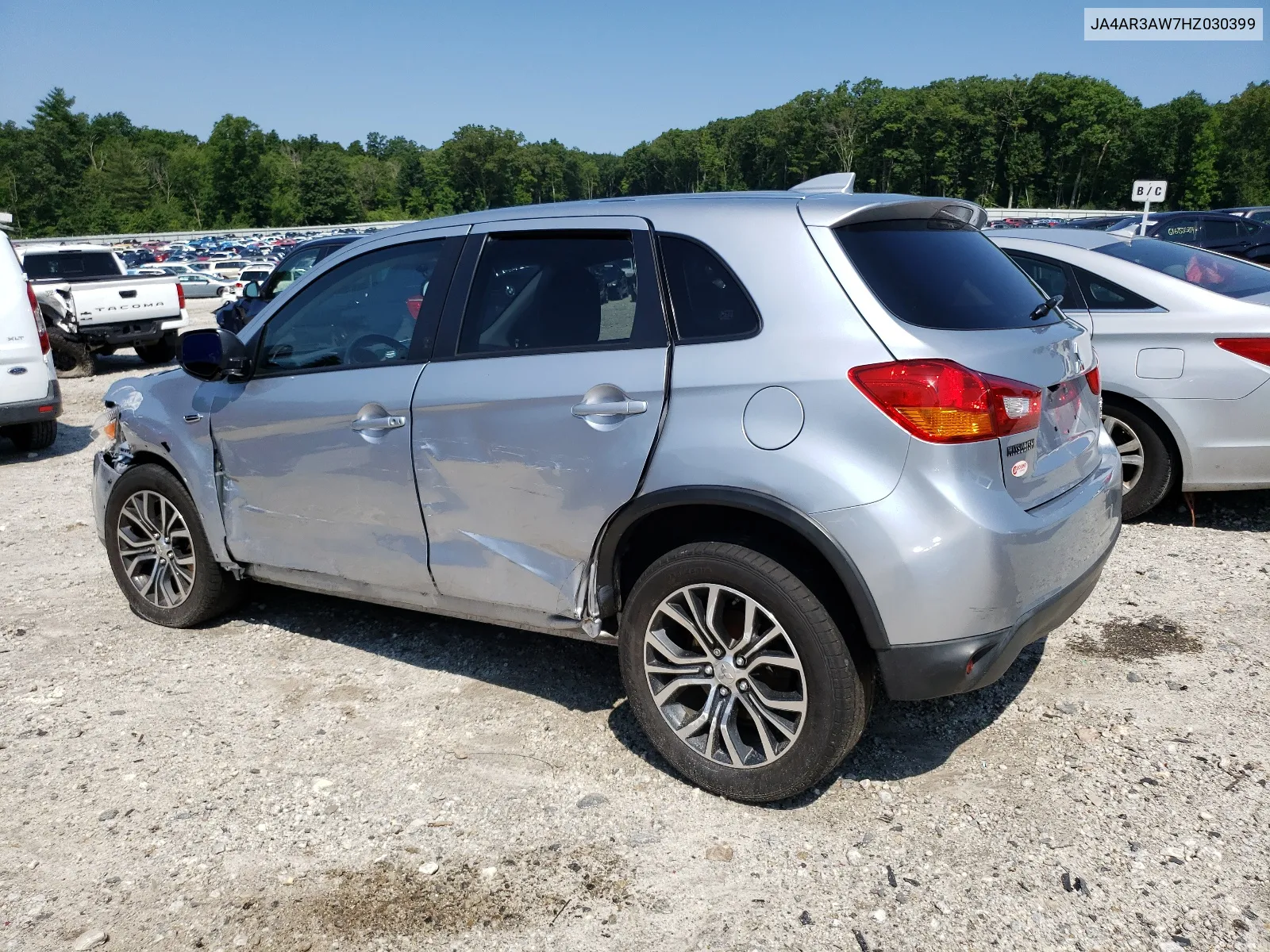 2017 Mitsubishi Outlander Sport Es VIN: JA4AR3AW7HZ030399 Lot: 65861794