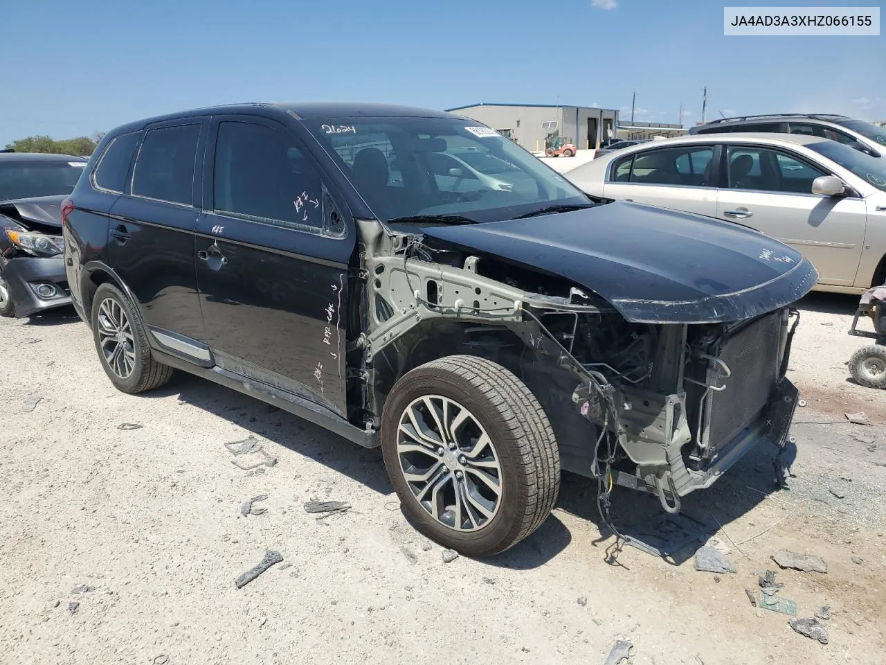 2017 Mitsubishi Outlander Se VIN: JA4AD3A3XHZ066155 Lot: 66190203