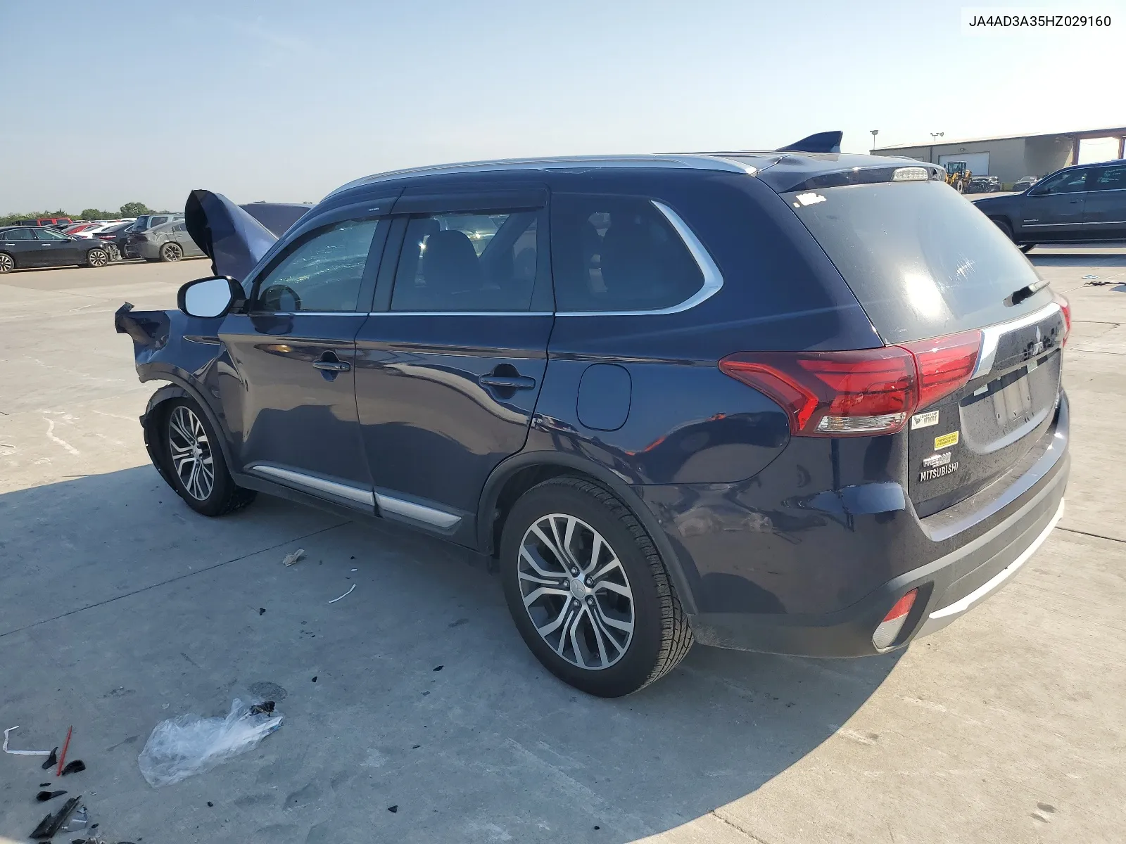 2017 Mitsubishi Outlander Se VIN: JA4AD3A35HZ029160 Lot: 66292114