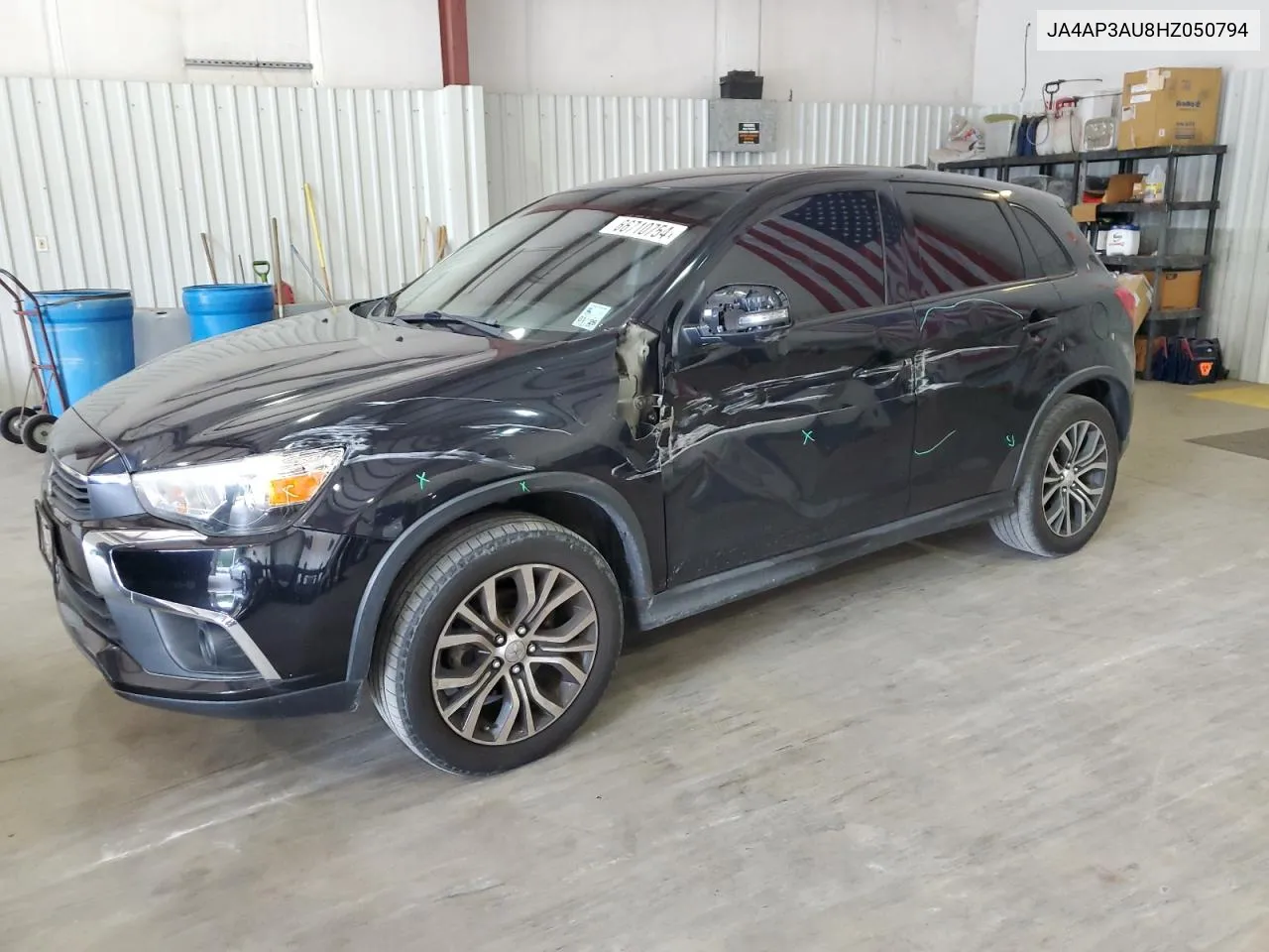 2017 Mitsubishi Outlander Sport Es VIN: JA4AP3AU8HZ050794 Lot: 66710754