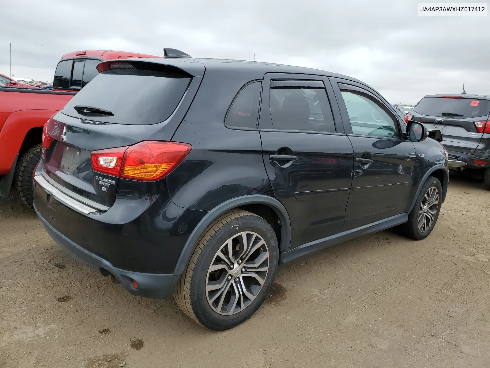 2017 Mitsubishi Outlander Sport Es VIN: JA4AP3AWXHZ017412 Lot: 66730174