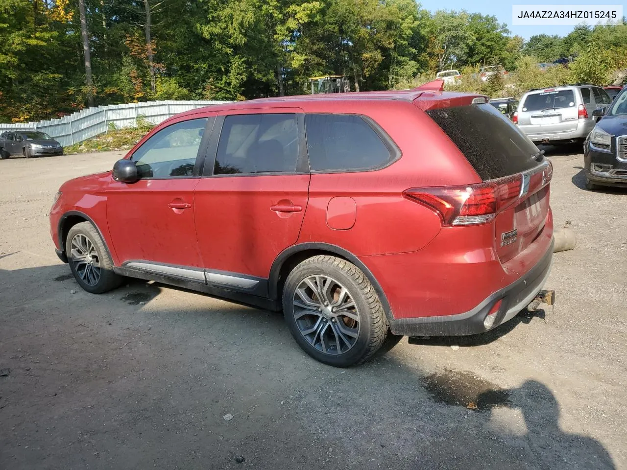 2017 Mitsubishi Outlander Es VIN: JA4AZ2A34HZ015245 Lot: 67719494