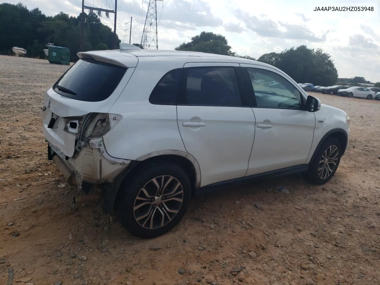 2017 Mitsubishi Outlander Sport Es VIN: JA4AP3AU2HZ053948 Lot: 67853134