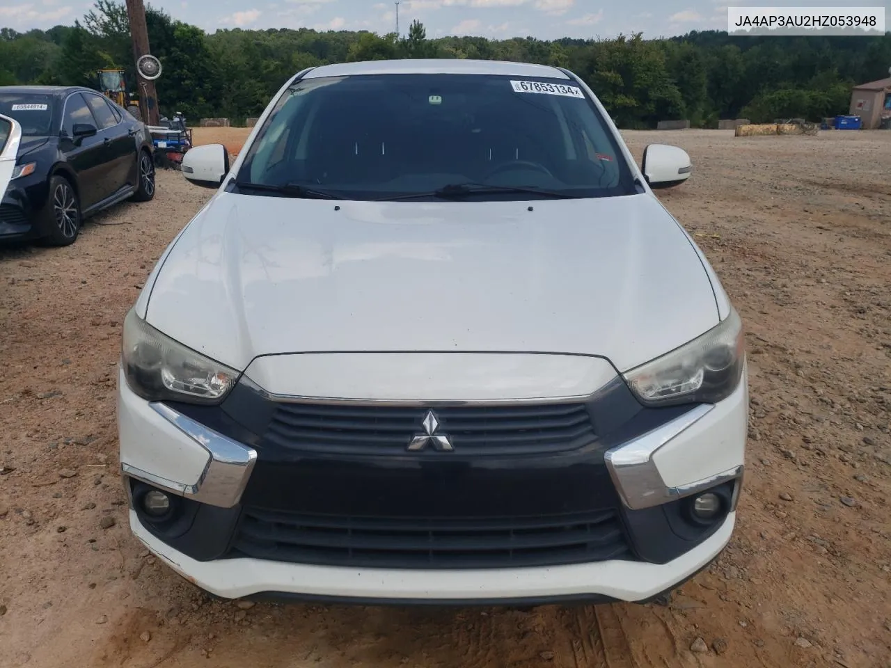 2017 Mitsubishi Outlander Sport Es VIN: JA4AP3AU2HZ053948 Lot: 67853134