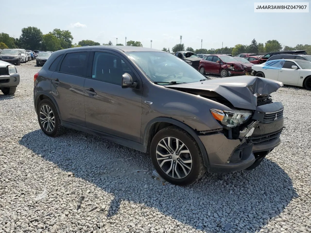 2017 Mitsubishi Outlander Sport Es VIN: JA4AR3AW8HZ047907 Lot: 68123634