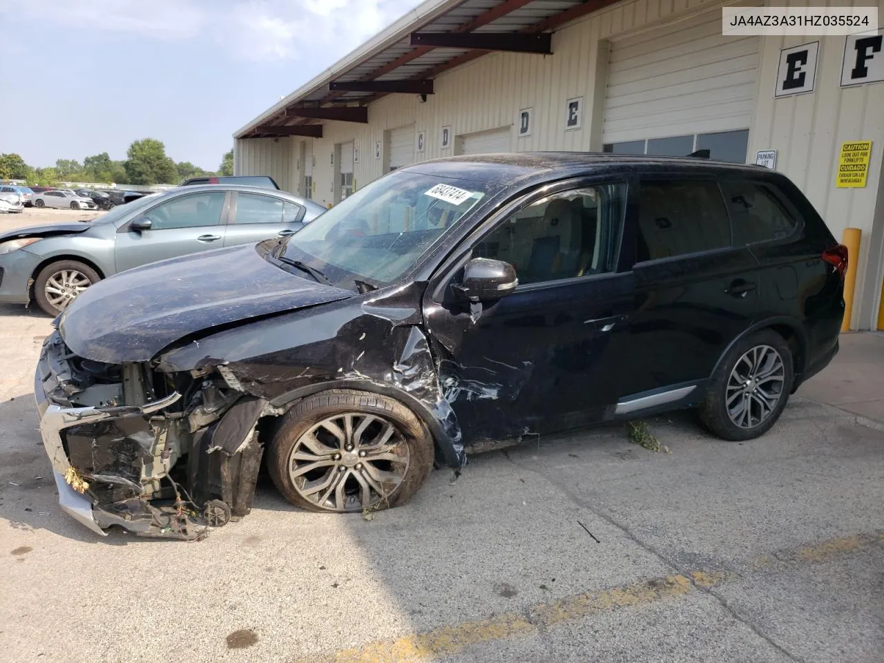 2017 Mitsubishi Outlander Se VIN: JA4AZ3A31HZ035524 Lot: 68437414