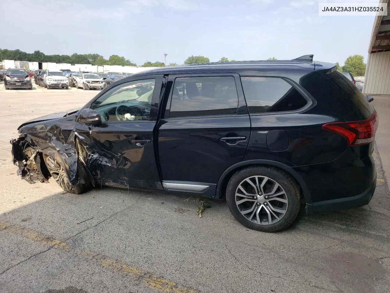 2017 Mitsubishi Outlander Se VIN: JA4AZ3A31HZ035524 Lot: 68437414