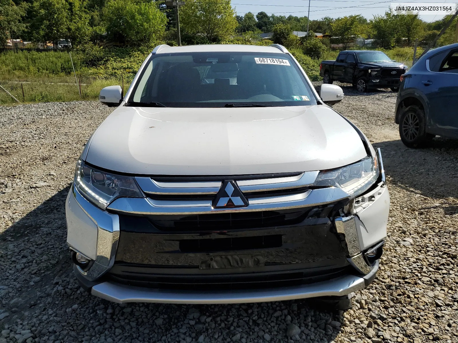 2017 Mitsubishi Outlander Gt VIN: JA4JZ4AX3HZ031564 Lot: 68718194