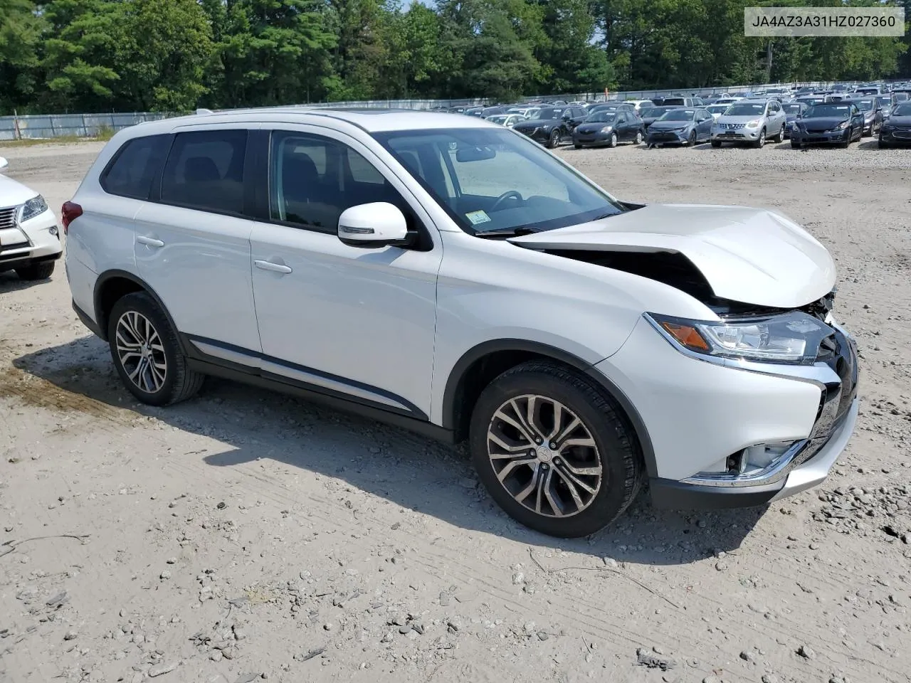 2017 Mitsubishi Outlander Se VIN: JA4AZ3A31HZ027360 Lot: 69367004