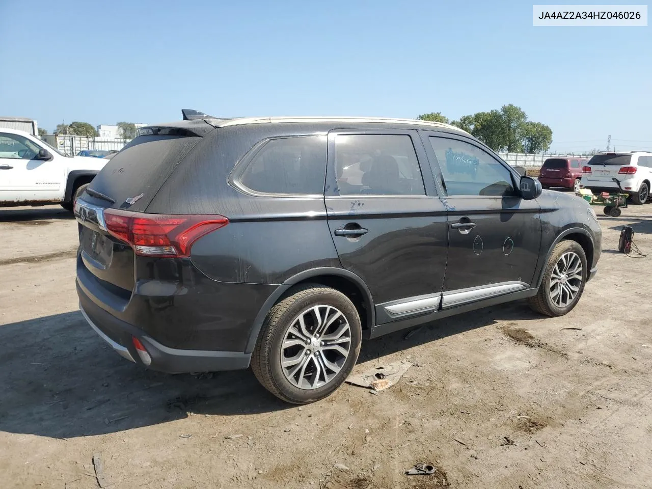 2017 Mitsubishi Outlander Es VIN: JA4AZ2A34HZ046026 Lot: 69715264