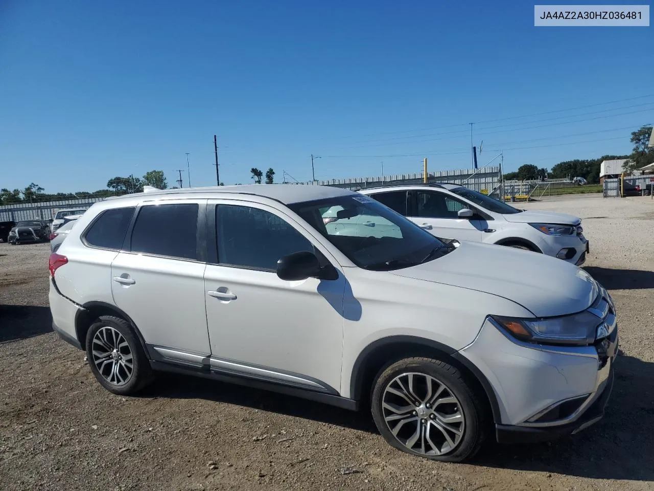 2017 Mitsubishi Outlander Es VIN: JA4AZ2A30HZ036481 Lot: 69843904