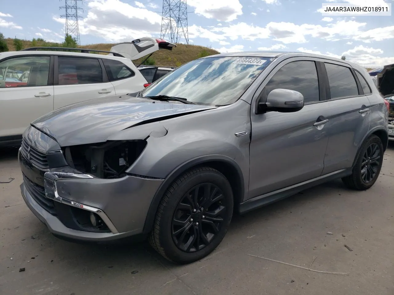 2017 Mitsubishi Outlander Sport Es VIN: JA4AR3AW8HZ018911 Lot: 69844374