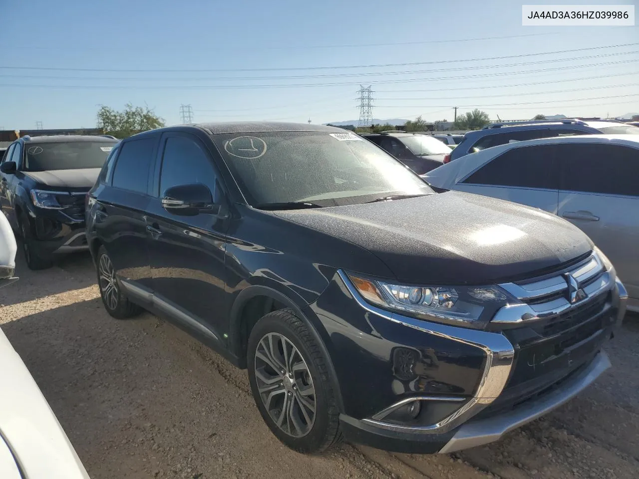 2017 Mitsubishi Outlander Se VIN: JA4AD3A36HZ039986 Lot: 69890874