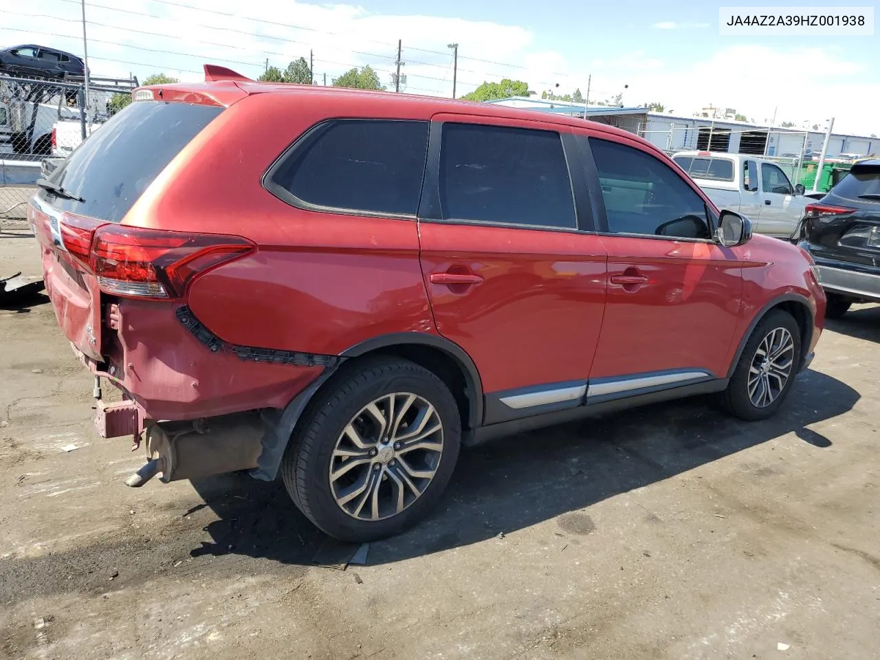 2017 Mitsubishi Outlander Es VIN: JA4AZ2A39HZ001938 Lot: 70000004