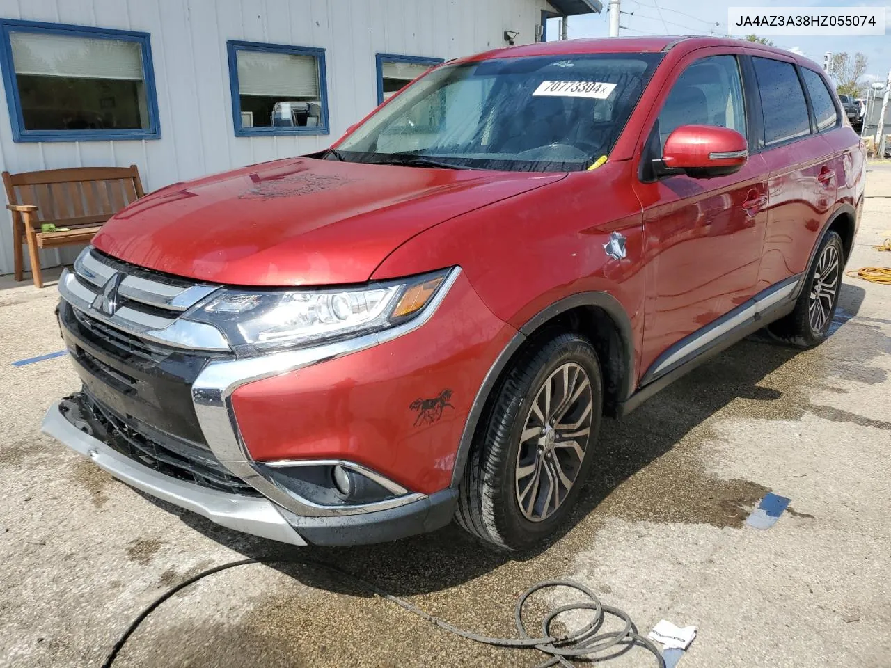 2017 Mitsubishi Outlander Se VIN: JA4AZ3A38HZ055074 Lot: 70773304