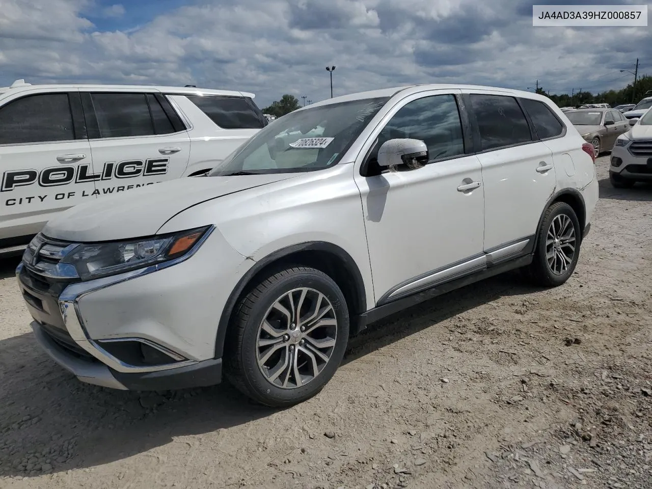 2017 Mitsubishi Outlander Se VIN: JA4AD3A39HZ000857 Lot: 70826324