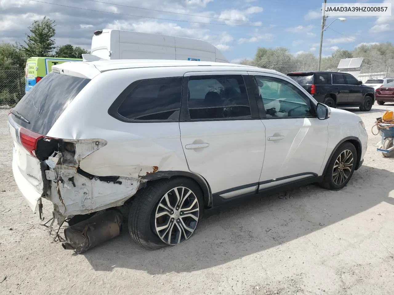 2017 Mitsubishi Outlander Se VIN: JA4AD3A39HZ000857 Lot: 70826324