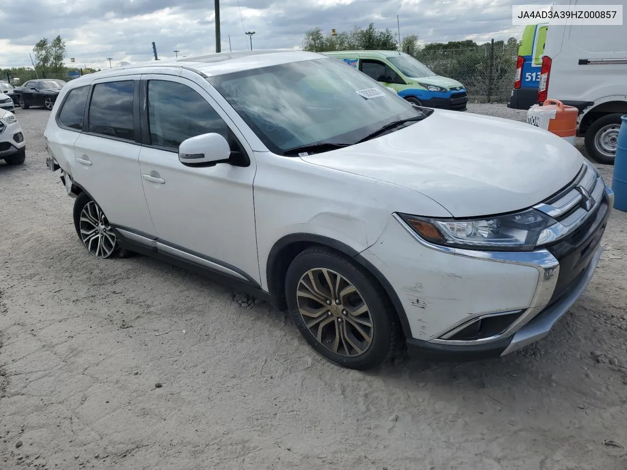 2017 Mitsubishi Outlander Se VIN: JA4AD3A39HZ000857 Lot: 70826324