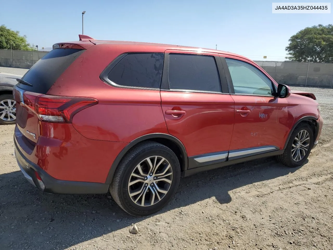 2017 Mitsubishi Outlander Se VIN: JA4AD3A35HZ044435 Lot: 70844634