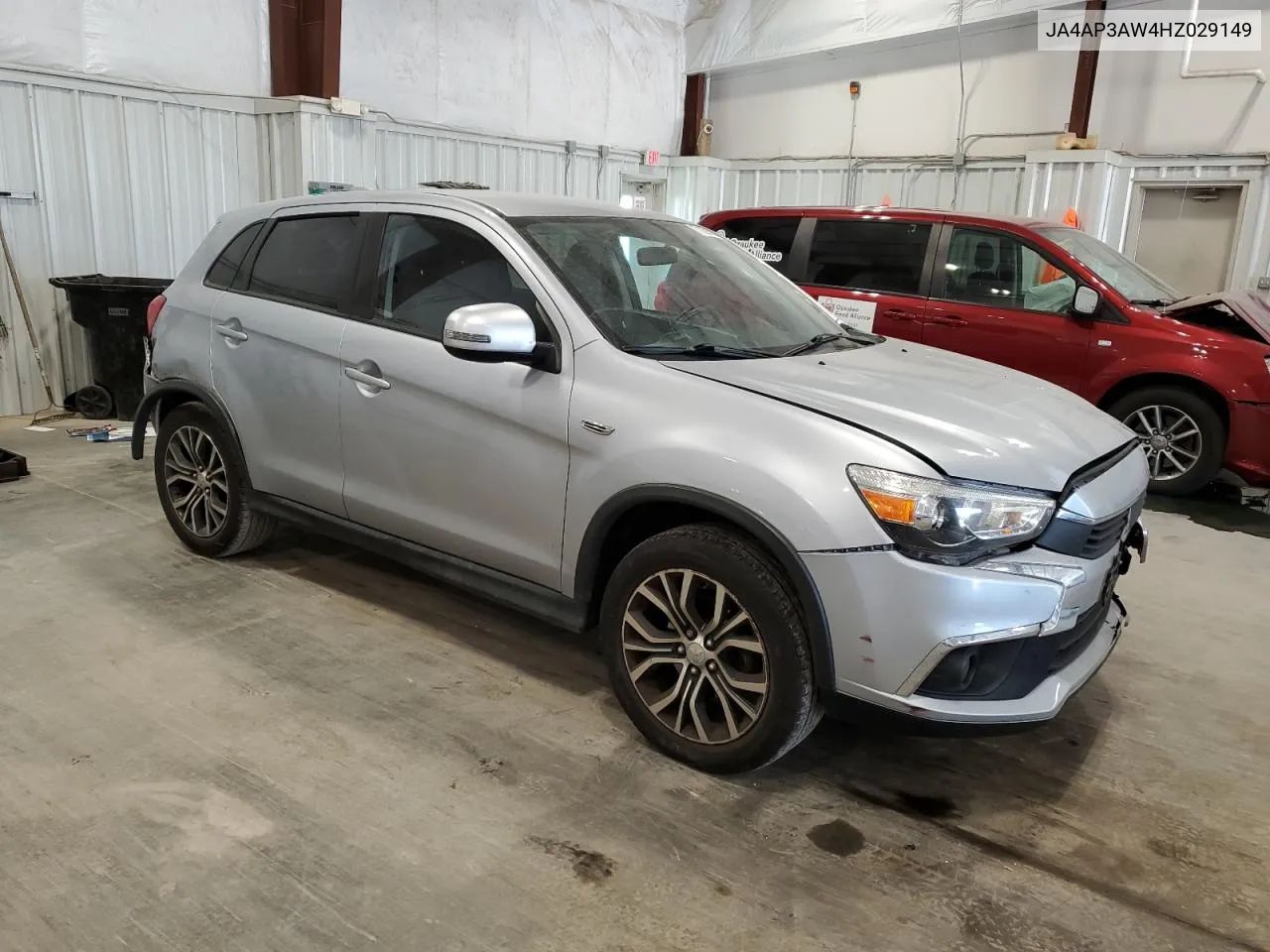 2017 Mitsubishi Outlander Sport Es VIN: JA4AP3AW4HZ029149 Lot: 71290084