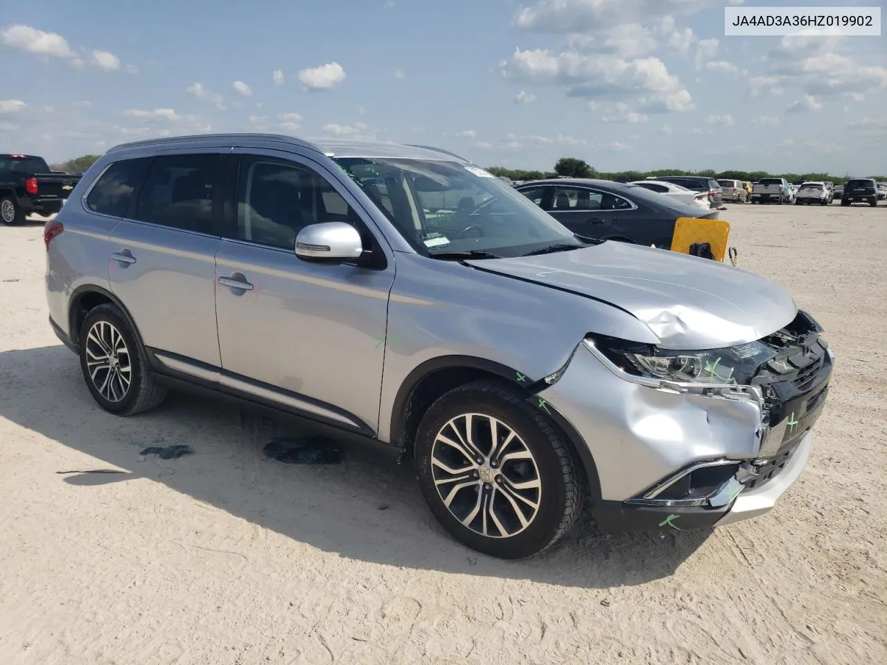 2017 Mitsubishi Outlander Se VIN: JA4AD3A36HZ019902 Lot: 71372574