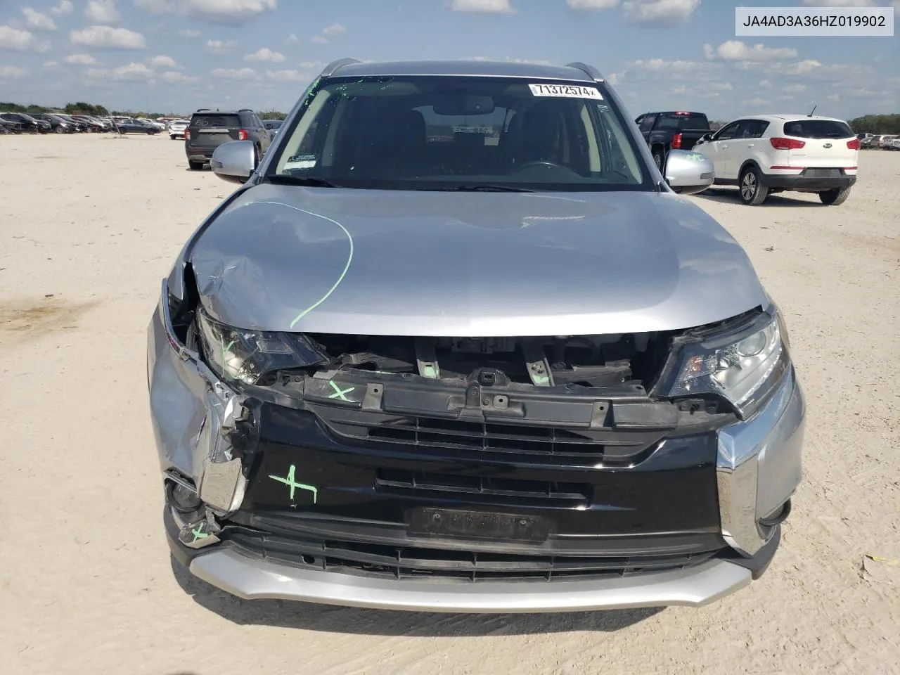 2017 Mitsubishi Outlander Se VIN: JA4AD3A36HZ019902 Lot: 71372574