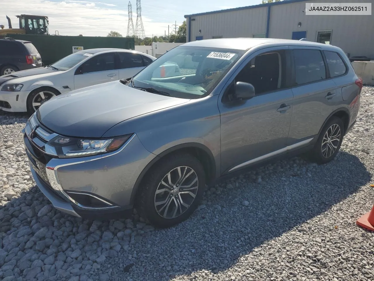 2017 Mitsubishi Outlander Es VIN: JA4AZ2A33HZ062511 Lot: 71536044