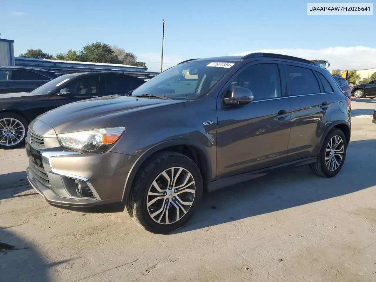 2017 Mitsubishi Outlander Sport Sel VIN: JA4AP4AW7HZ026641 Lot: 71601354