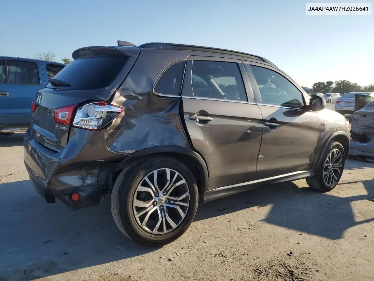 2017 Mitsubishi Outlander Sport Sel VIN: JA4AP4AW7HZ026641 Lot: 71601354