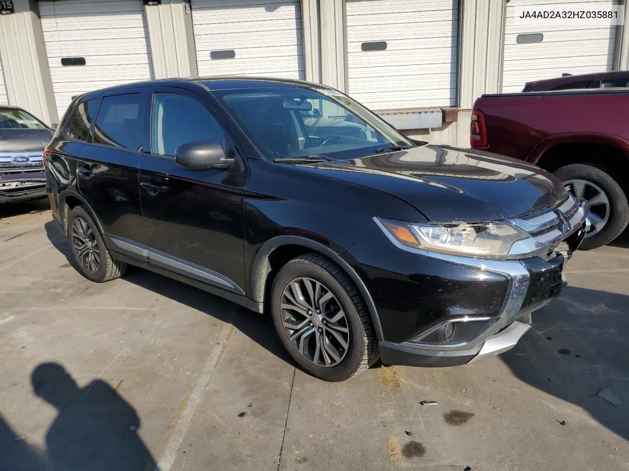 2017 Mitsubishi Outlander Es VIN: JA4AD2A32HZ035881 Lot: 71709974