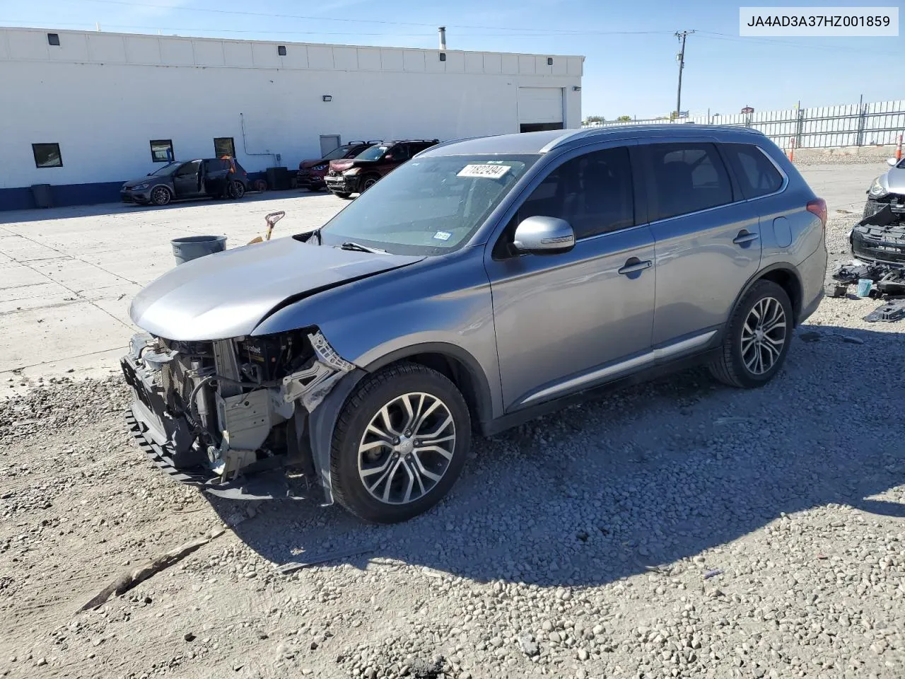 2017 Mitsubishi Outlander Se VIN: JA4AD3A37HZ001859 Lot: 71822494