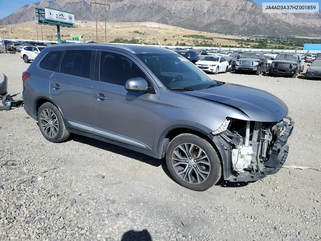 2017 Mitsubishi Outlander Se VIN: JA4AD3A37HZ001859 Lot: 71822494