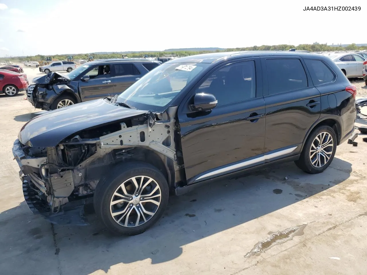 2017 Mitsubishi Outlander Se VIN: JA4AD3A31HZ002439 Lot: 71974794