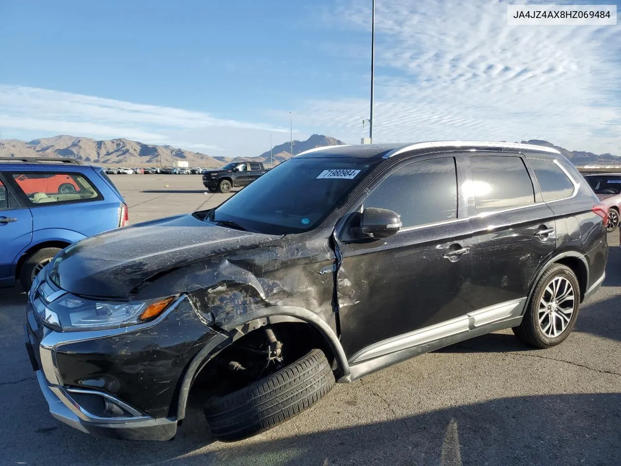 2017 Mitsubishi Outlander Gt VIN: JA4JZ4AX8HZ069484 Lot: 71980984