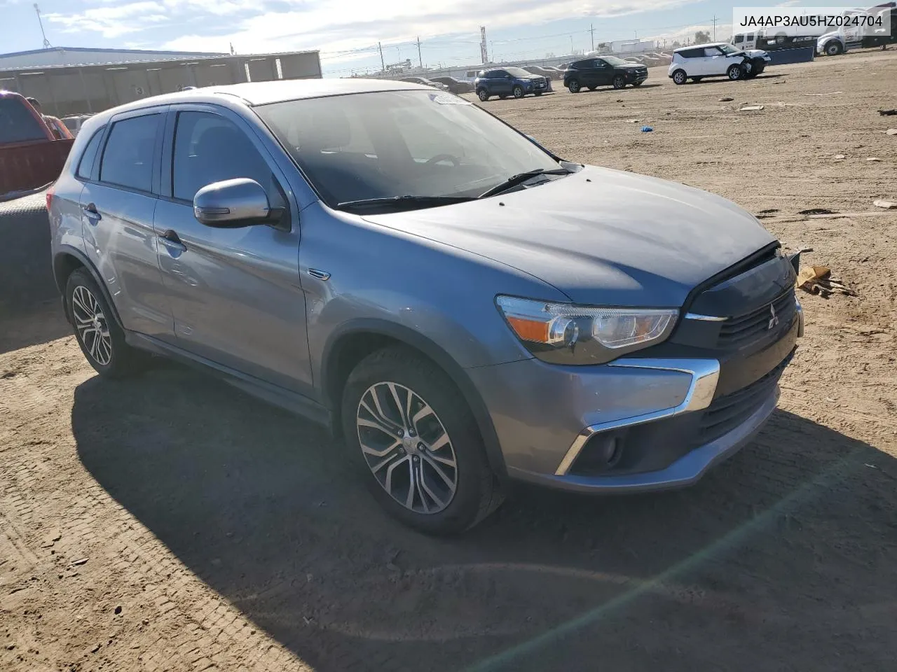 JA4AP3AU5HZ024704 2017 Mitsubishi Outlander Sport Es