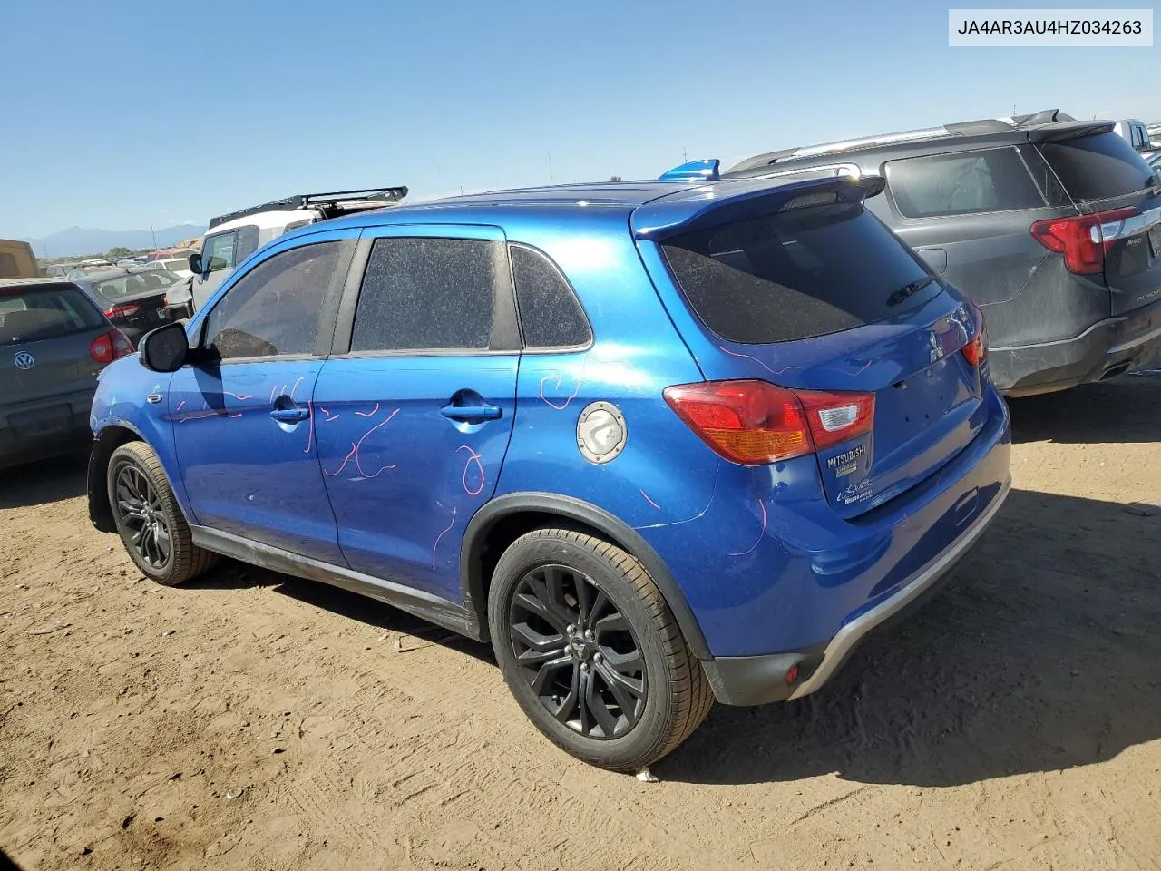 JA4AR3AU4HZ034263 2017 Mitsubishi Outlander Sport Es