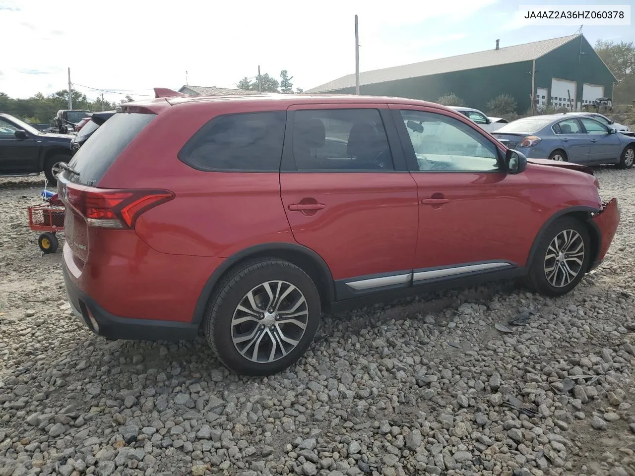 2017 Mitsubishi Outlander Es VIN: JA4AZ2A36HZ060378 Lot: 72359524