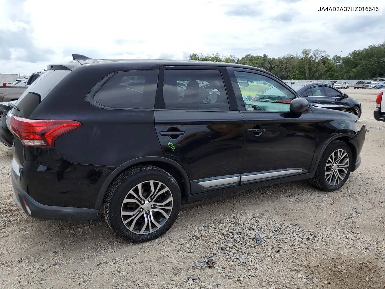 2017 Mitsubishi Outlander Es VIN: JA4AD2A37HZ016646 Lot: 72892754