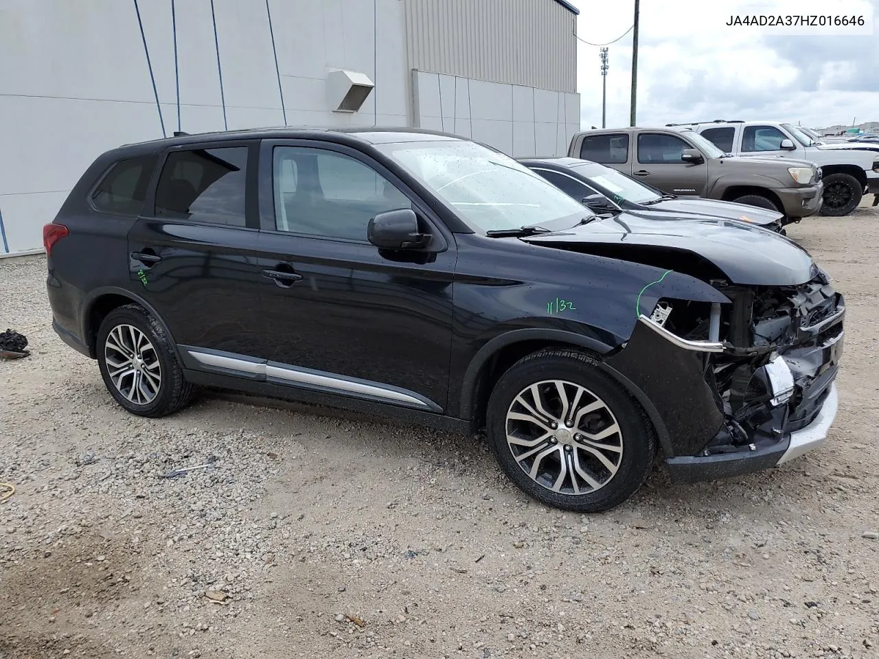 2017 Mitsubishi Outlander Es VIN: JA4AD2A37HZ016646 Lot: 72892754