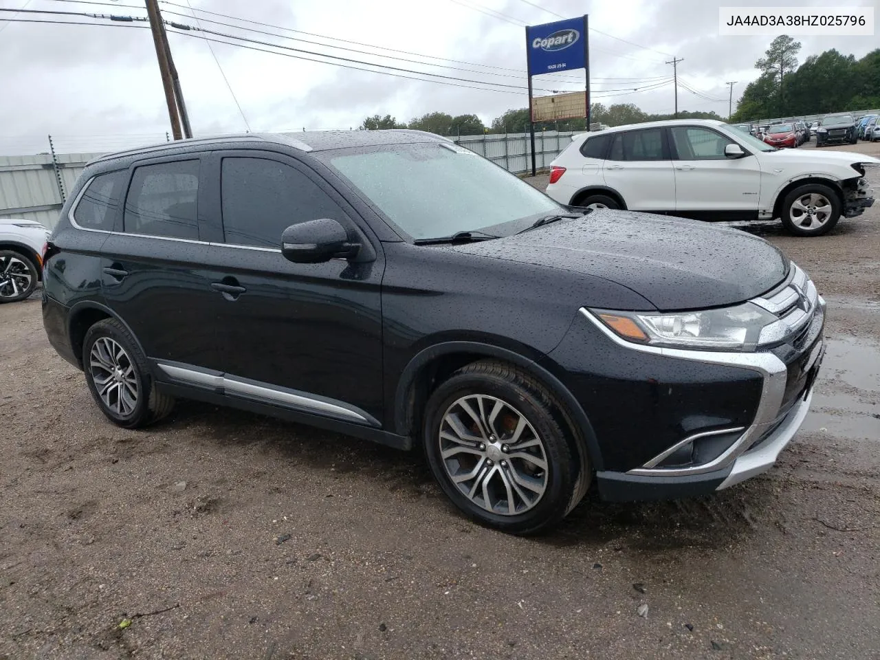 2017 Mitsubishi Outlander Se VIN: JA4AD3A38HZ025796 Lot: 72956454