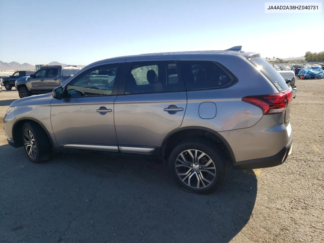 2017 Mitsubishi Outlander Es VIN: JA4AD2A38HZ040731 Lot: 72984324