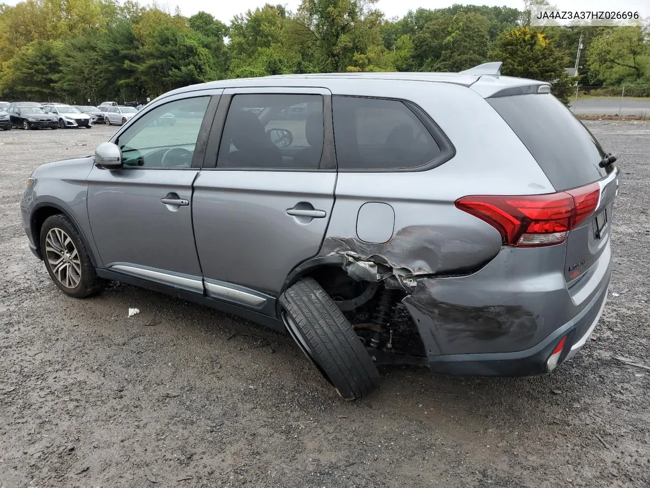 2017 Mitsubishi Outlander Se VIN: JA4AZ3A37HZ026696 Lot: 73133504