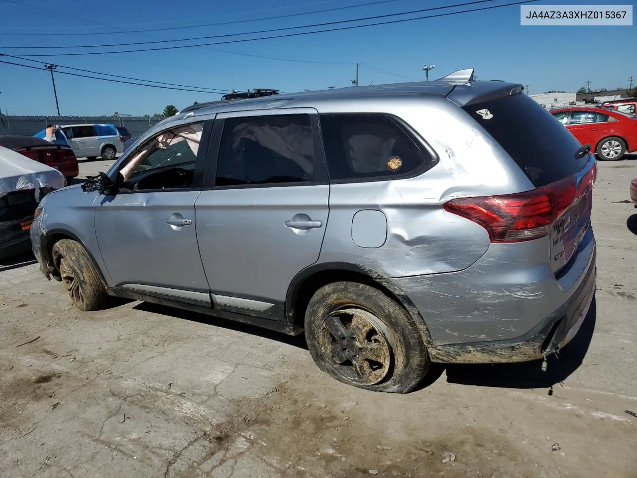 2017 Mitsubishi Outlander Se VIN: JA4AZ3A3XHZ015367 Lot: 73638134